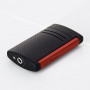 Briquet Maxi Jet Noir Mat et Rouge