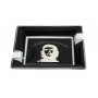 Elie Bleu Ché Black Porcelain Cigar Ashtray