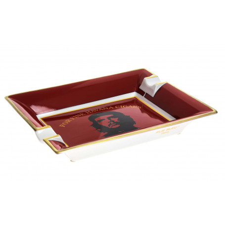 Elie Bleu Cigar ashtray Porcelain Ché Red