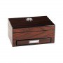 Humidor in legno marrone e accessori