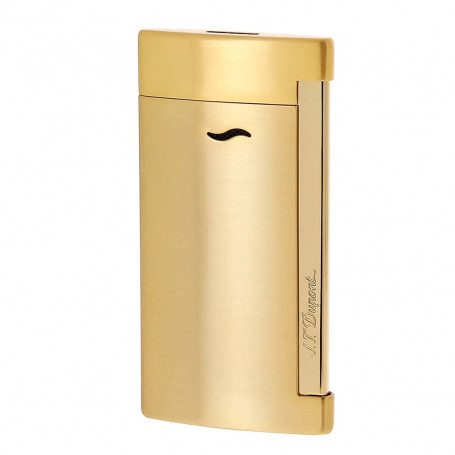 De Luxe Slim 7 Brushed Gold Lighter