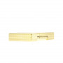 Ligne 2 double-flame lighter Diamond tip Gold finish