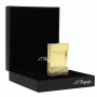 Ligne 2 double-flame lighter Diamond tip Gold finish