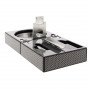 Carbon cigar travel ashtray