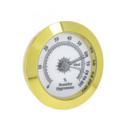 Golden Round Needle Hygrometer