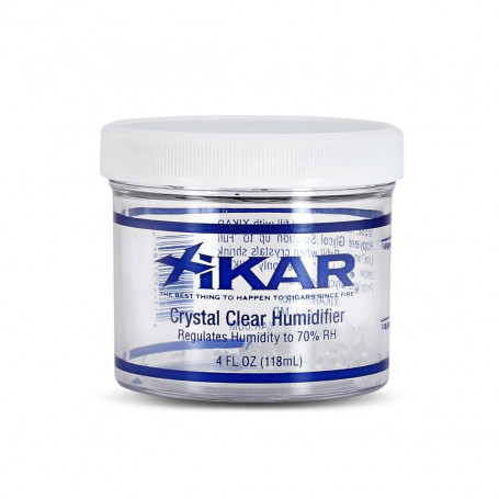 Umidificador de Cristal Gel Redondo Xikar 118 ml Limpo