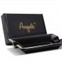 Cigar ashtray Black and gold ceramic