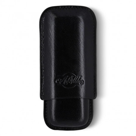 Maceo Black 2-cigar case
