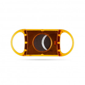 Orange 2-blade cigar cutter