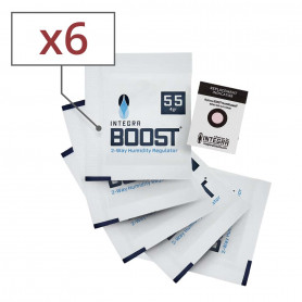 Beutel Befeuchtung Zigarre 55 % 4 g Integra Boost x6