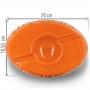 Orange Ceramic Cigar Ashtray