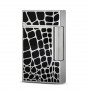 Briquet Ligne 2 Dandy Palladium Noir