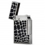 Briquet Ligne 2 Dandy Palladium Noir