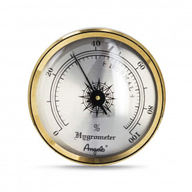 Hygrometer Goldener Angelo mit Zeiger