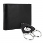 Credo Synchro Leather Wallet and Cigar Cutter Black