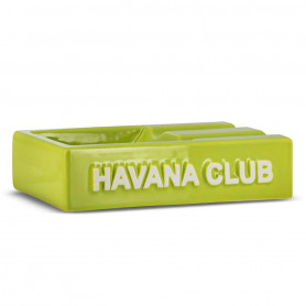 El Segundo Rectangular Cigar Ashtray Havana Club Green