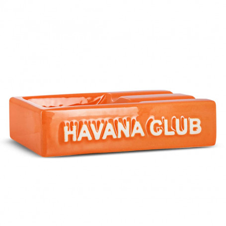 Cinzeiro retangular para charutos El Segundo Havana Club Laranja