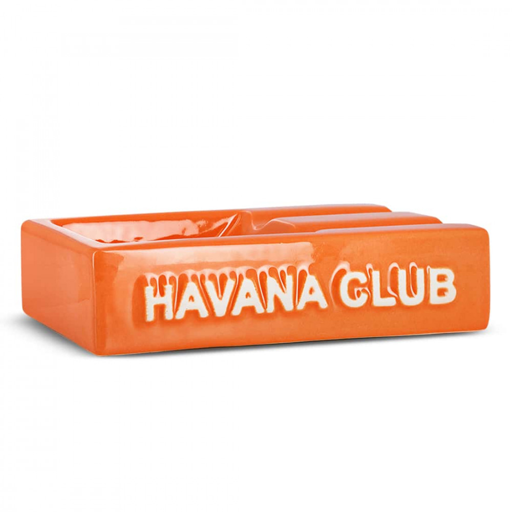 El Segundo Rechteckiger Zigarrenaschenbecher Havana Club Orange