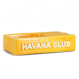 Cenicero rectangular El Segundo Havana Club Amarillo