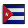 Adega de charutos com bandeira cubana