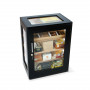 Salina Black Cigar Cabinet Adorini