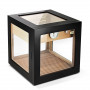 Cube Deluxe Black humidor Adorini