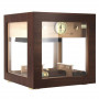 Cube Deluxe brown humidor Adorini