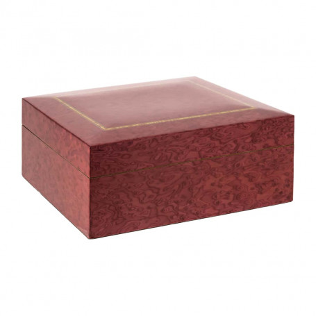 Caixa de charutos em pau-rosa vermelho