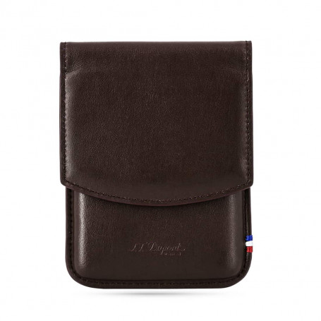 Leather Cigarillos Case Brown ST Dupont