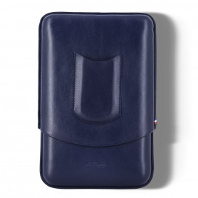 Etui 5 Cigares Cuir Bleu ST Dupont