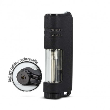 Black Cylindrical Torch Lighter