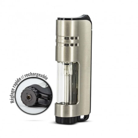 Chrome-plated Cylindrical Torch Lighter