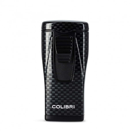 Accendino Colibri Monaco Black Carbon 3 fiamme