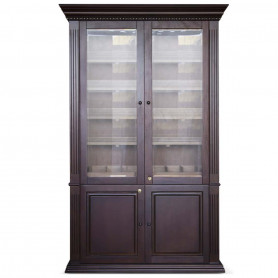 Deluxe Cigar Cabinet Walnut