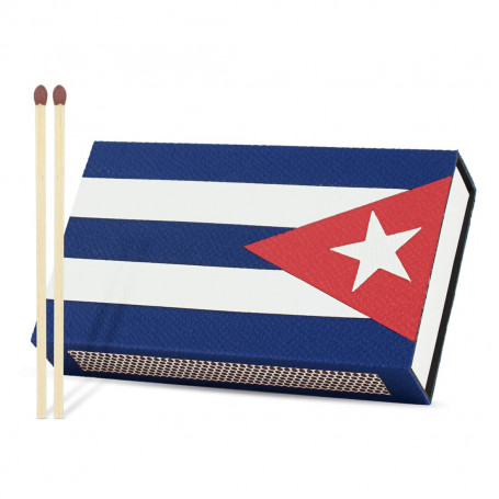 Boite d'Allumettes Cuir Cuba Peter Charles Paris