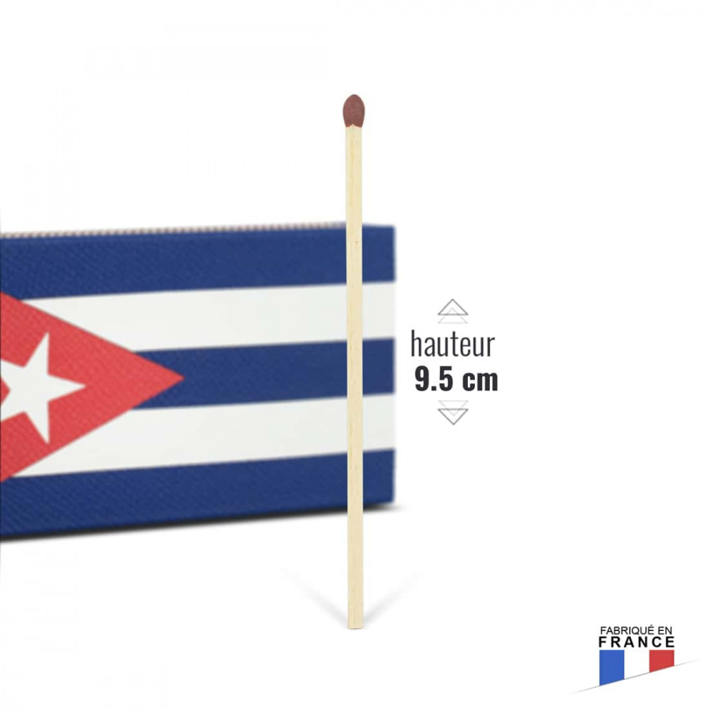 Boite d'Allumettes Cuir Cuba Peter Charles Paris