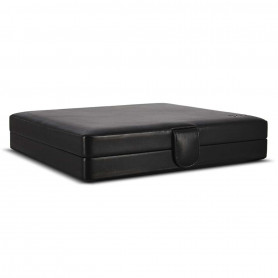 Travel Cigar Case Black Leather Zino