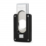 Black lacquered double-blade cigar cutter Elie Bleu