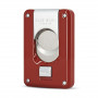 Red lacquered double-blade cigar cutter Elie Bleu