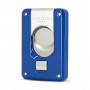 Blue Lacquered Double Blade Cigar Cutter Elie Bleu