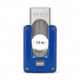 Blue Lacquered Double Blade Cigar Cutter Elie Bleu