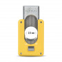 Yellow Lacquered Double Blade Cigar Cutter Elie Bleu