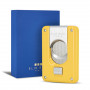 Yellow Lacquered Double Blade Cigar Cutter Elie Bleu