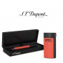 Briquet Total Rouge et Noir Mat MegaJet ST Dupont