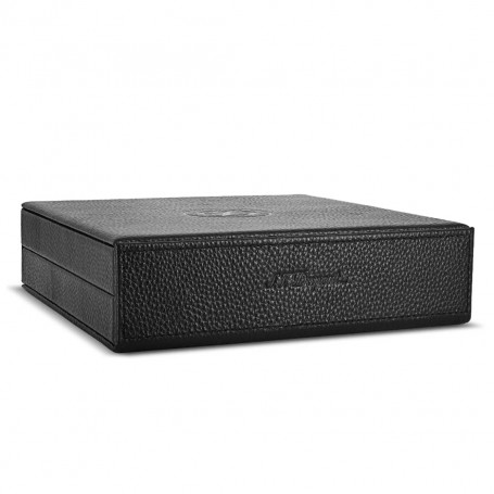 Travel Cigar Case Black Leather ST Dupont