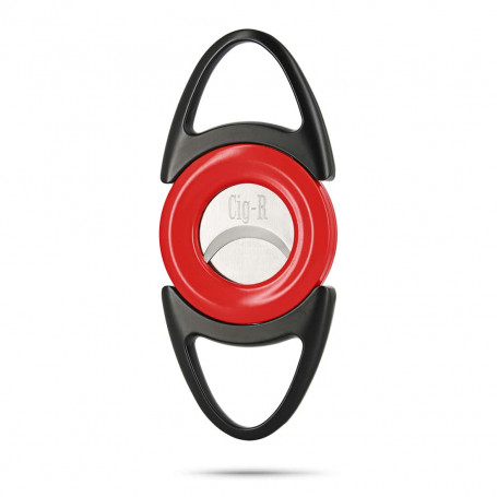 Red and Black Cigar Cutter Cig-R