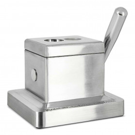 Table Cigar Bowl Chrome 2 Cuts