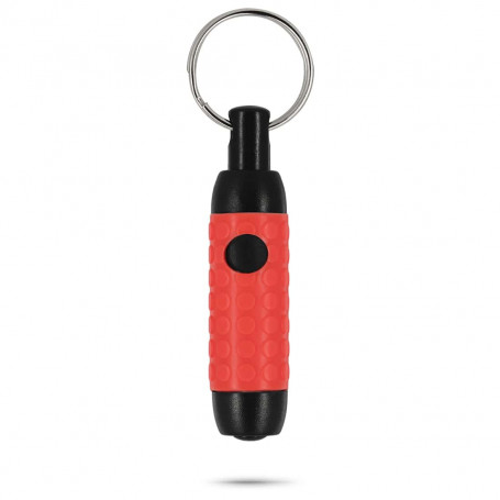 Red Key Ring Puncher Retractable Cigar Cutter
