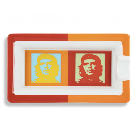 Cenicero Elie Bleu Che Pop Art Naranja y Rojo