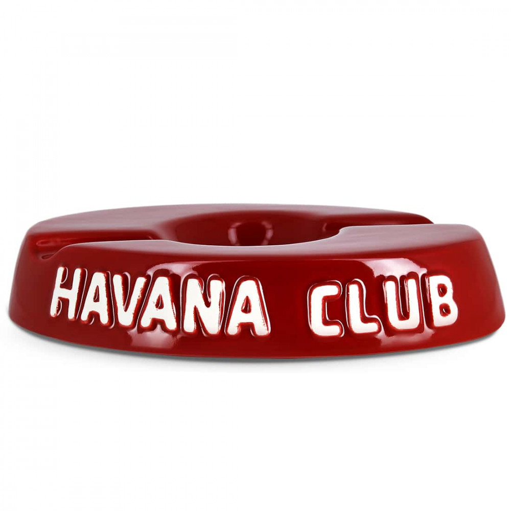 Havana Club ferrari red double ceramic cigar ashtray 